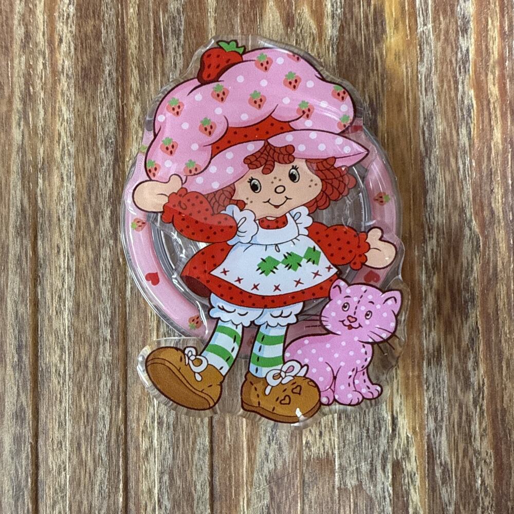 Magnetic Strawberry Shortcake Pop Up Phone Grip